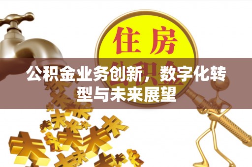 石城公积金业务创新，数字化转型与未来展望
